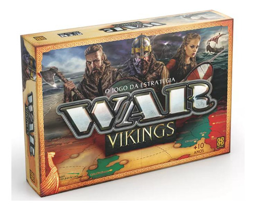 War Vikings - Estratégia Com Tabuleiro - 10+ Anos