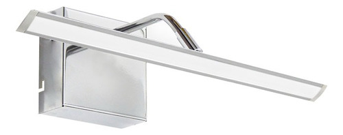 Aplique Pared Móvil Cuadra Interior Baños Luz Led 40cm