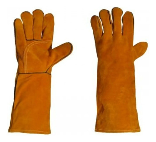 Guante Soldador Wrk Work Amarillo Kevlar 16 Pulgadas