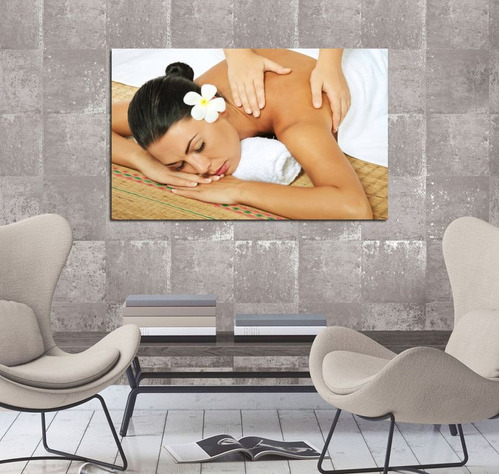 Cuadro 50x75cm Spa Masajes Corporal Estetica Relax M5