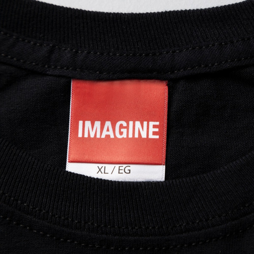 Playera Imagine Hombre Camiseta Elite Negra #731