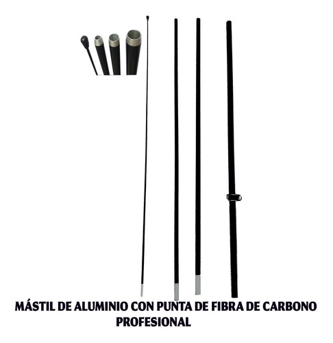 Mastil Profesional Con Estaca (para Banner Flag De 3.5mts)