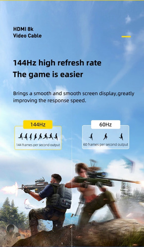 Cable Hdmi 2.1 Premium 8k 60hz 4k 120hz Earc 1,5mt Hokobox