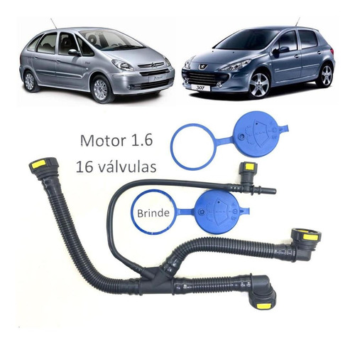 Mangueira Respiro Motor Citroen Picasso C4 C3  Cross 1.6 16v