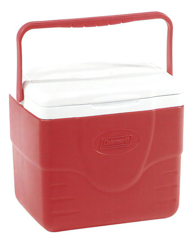 Caixa Térmica Coleman 9qt Com Alça - 8,5 Litros - Vermelho