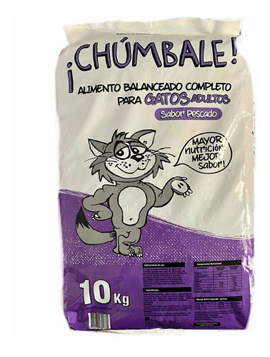 Chumbale Gato Pescado X 10 Kg