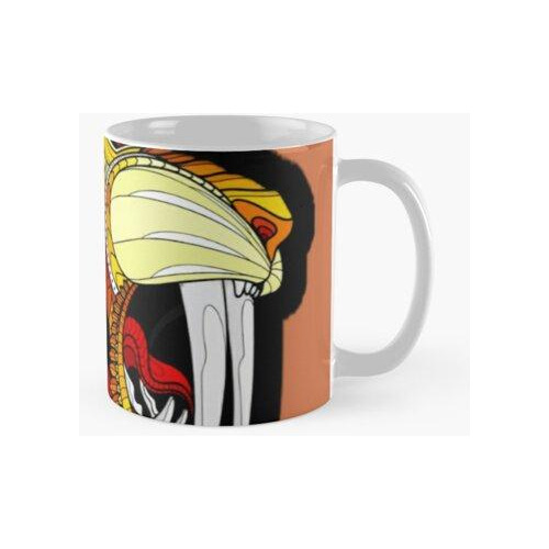 Taza Arte De Gato Dientes De Sable. Calidad Premium