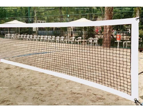 Imagem 1 de 1 de Rede De Beach Tennis Master Rede Oficial - Branca