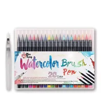 Comprar Marcadores Pluma De Acuarela Kit De Pinceles De Acuarela