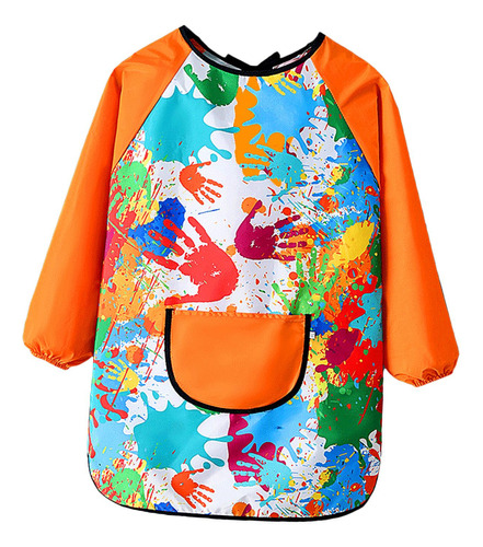 Babero De Alimentación Para Bebés Kids Art Smock, Resistente