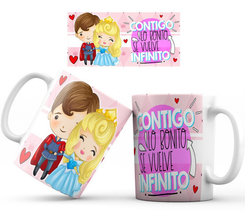 Mug  Taza Amor Regalo San Valentin Parejas