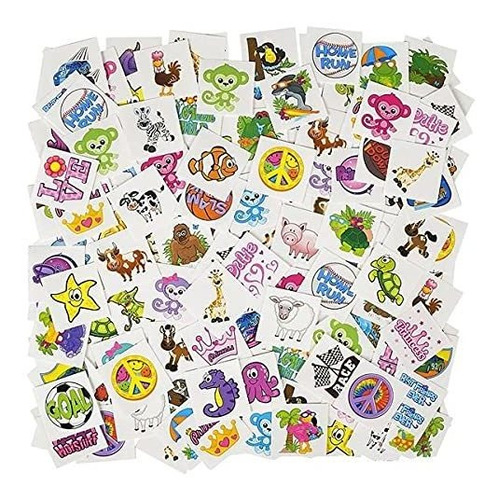  Pc Tattoo Assortment Boys  Girls Party Favors