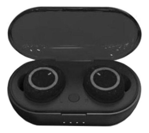 Imagem 2 de 3 de Fone de ouvido in-ear sem fio XZhang B097 preto e cinza