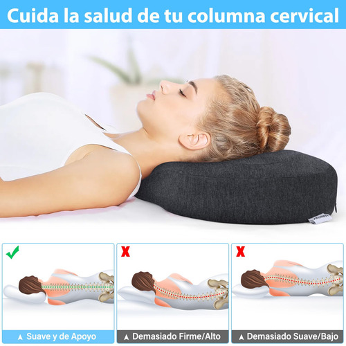 Travesseiro Ortopédico Ergonômico De Espuma De Memória