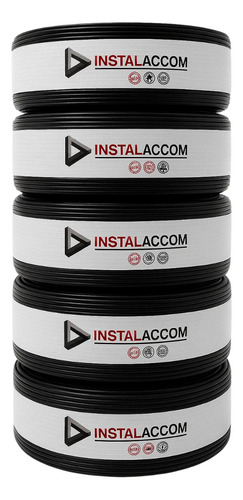 Fio Elétrico 1,5mm Cabo Flexível 1 5mm Rolo 100m Metros 750v Cobertura Preto