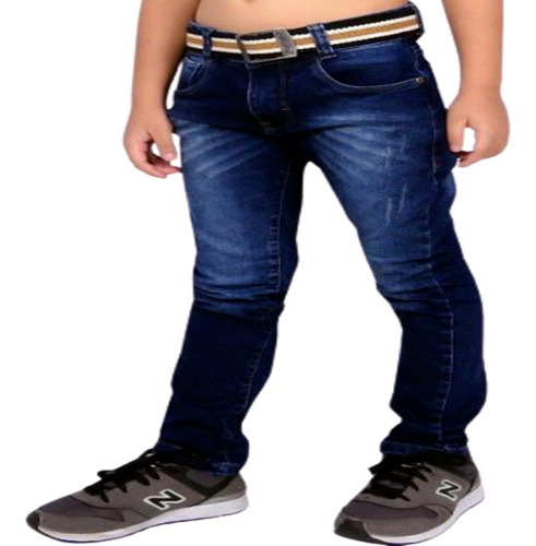 Imagem 10 de 10 de Kit 2 Calças Jeans Com Lycra Menino - Infantil E Juvenil