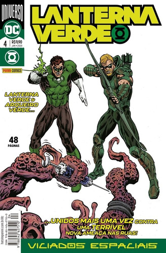 Lanterna Verde: Universo DC - 4, de Morrison, Grant. Editora Panini Brasil LTDA, capa mole em português, 2020