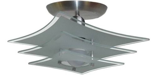 Lustre Com 3 Vidros Para Sala Quarto Cozinha Banheiro Fosco Cor Japonês Branco 110V/220V