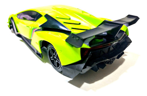 Auto Lamborghini Veneno 1:24 Radio Control Remoto Color Verde
