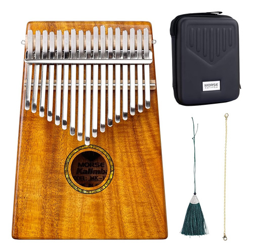 Kalimba 17 Teclas Piano De Pulgar Con Estuche, Madera Maciza