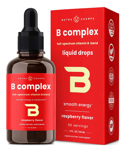 Complejo B Sublingual En Gotas Vitamina B Complex Liquida