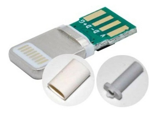 Conector Lightning 8 Pines Para Soldar