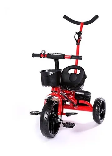 Triciclo Rainbow Chic Md 6442 Rojo E.full