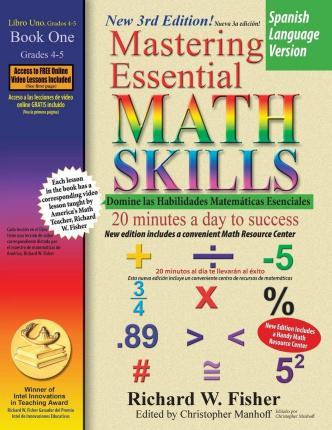 Libro Mastering Essential Math Skills Book 1, Spanish Lan...