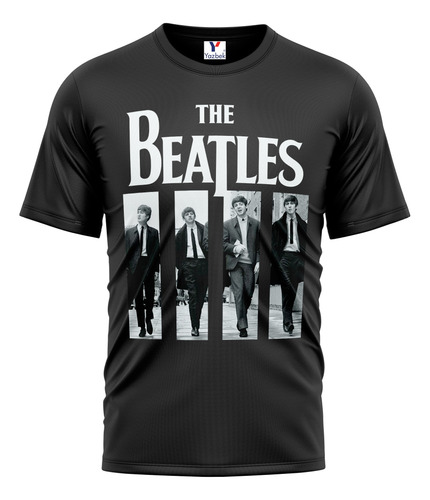 Playera The Beatles, Cuello Redondo 100% Algodón