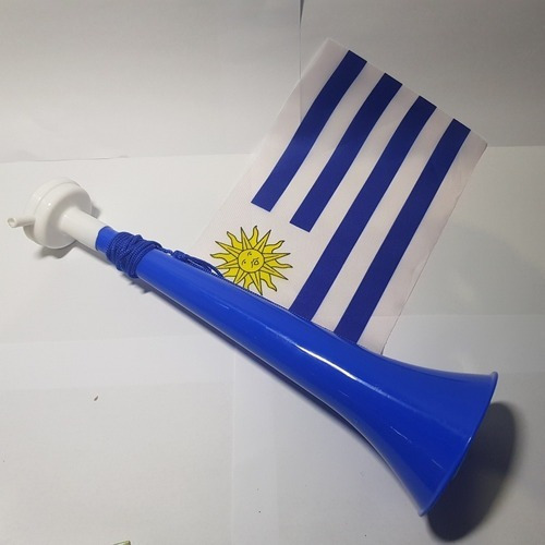 Corneta De Uruguay Con Bandera - A Alentar A La Celeste!