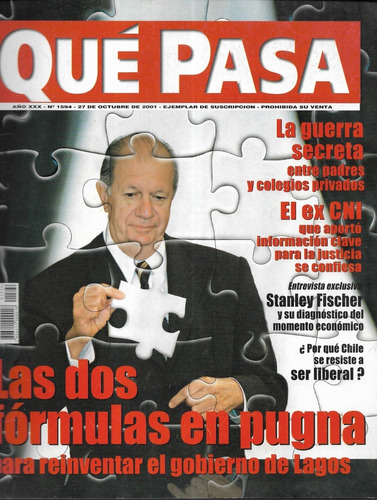 Revista Qué Pasa 1594 / 27 Octubre 2001 / Lagos Reiventado