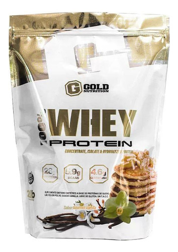 Whey Protein 2 Lbs Gold Nutrition Isolate Hidrolizado 