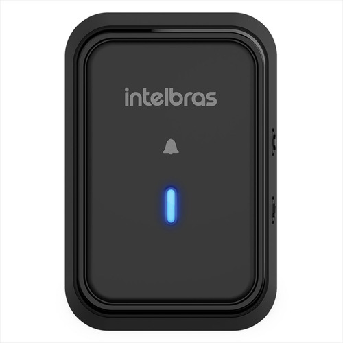 Campainha Sem Fio Cib 101 Com Bateria Preta Intelbras
