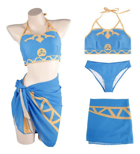  Set De 3 Piezas En Traje De Baño Para Cosplay De Legend