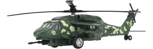 Helicóptero Fundido A Presión Pullback, Modelo De Metal, Ale