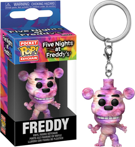 Five Nights At Freddy's Tie-dye Freddy Llavero Funko 