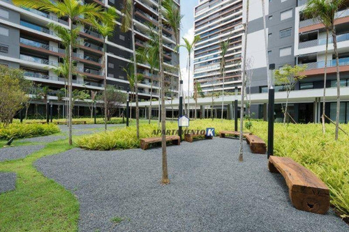 Imagem 20 de 30 de Apartamento Para Venda 131 M² - 3 Suítes - 2 Vagas - Mobiliado - Melhor Produto Do Brooklin - Sp - Ap0022