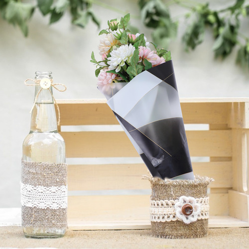 Cesta De Papel Para Envolver Regalos Hechos En Casa, 20 Unid