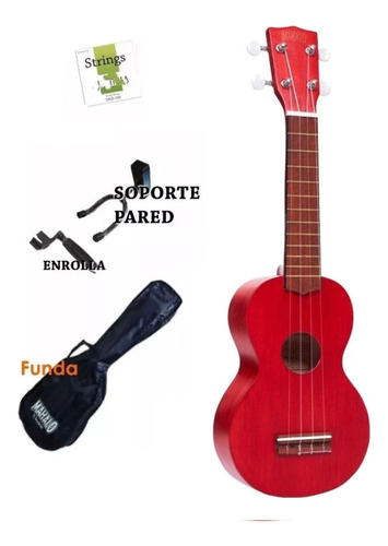 Ukelele Combo Premium Funda Soporte Encordado