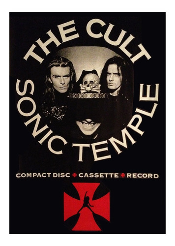 #174 The Cult Poster 30x40 Envios A Todo El Pais!