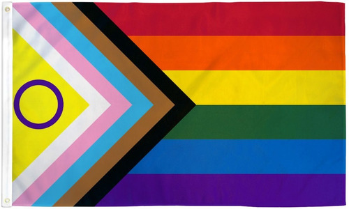 Bandera Gay Lgbt Del Orgullo Inclusivo  150 Cm X 90 Cm