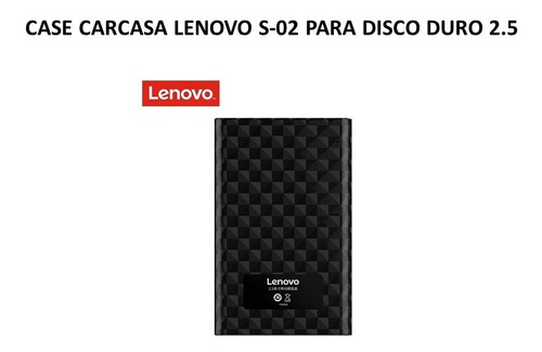 Case Carcasa Lenovo S-02 Para Disco 2.5