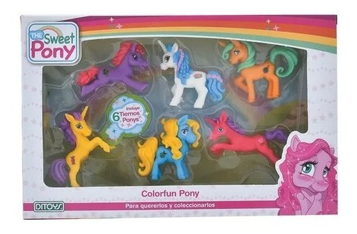 The Sweet Pony Set Colorfun Coleccionable Art 2317 Loonytoys