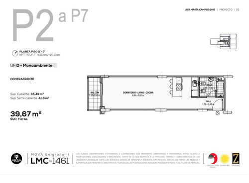 Venta - Monoambiente Con Balcón - Belgrano