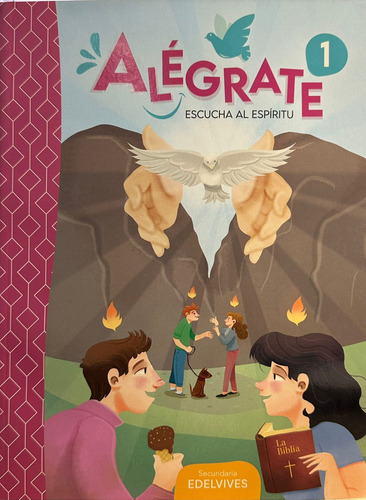 Alegrate 1. Escucha Al Espiritu Secundaria, De Erik Garza Y S. Editorial Edelvives, Tapa Blanda En Español, 2023
