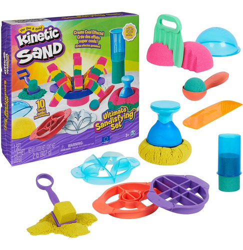 Kinetic Sand Ultimate Sandisfying Set, 2 Libras De Arena De 