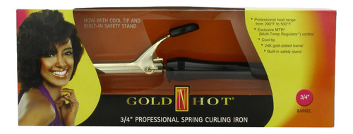 Oro 'n Caliente Professional Spring-grip Curling Iron, 3/4 i
