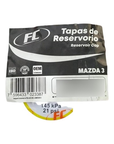 Tapa De Reservorio Fc Lf50-15-205 Mazda 3