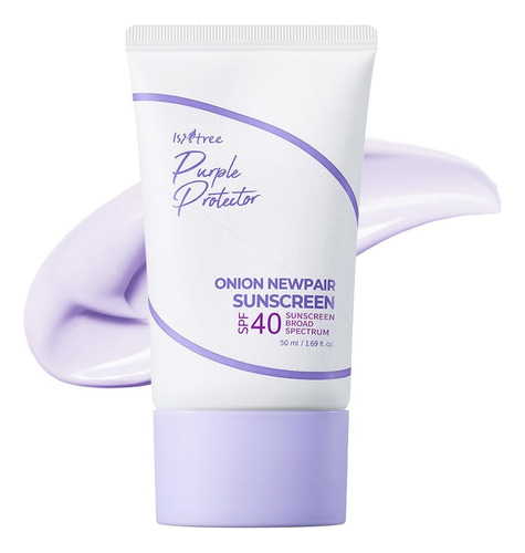 Protector Solar Isntree Onion Newpair Spf 40, 50 Ml, Hidrata