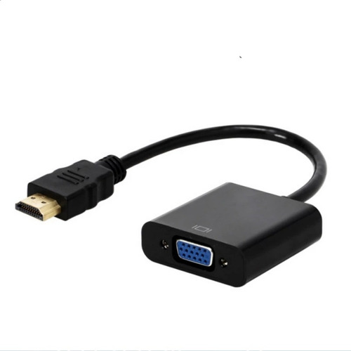 Adaptador Hdmi De 1080p Compatible Con Vga, Cable Convertido